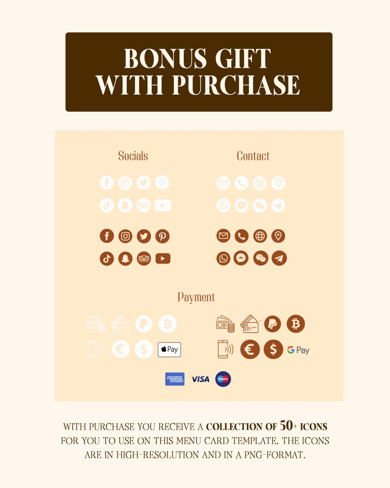 Restaurant Menu Template, Food Menu Template, Editable Restaurant Food ...