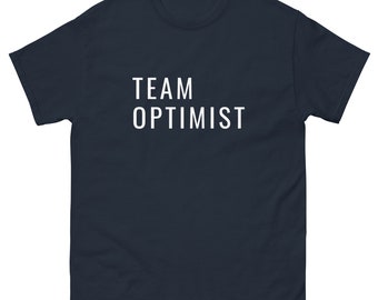 Camiseta del Equipo Optimista, Camiseta unisex de algodón