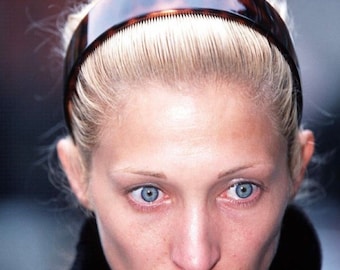 Tortoiseshell Headband: Carolyn Bessette Style, Handcrafted