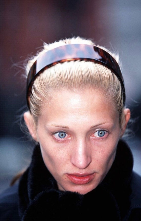 The barnnet Carolyn Headband マホガニー ヘアバンド Tortoiseshell Headband: Carolyn Bessette Style, Handcrafted