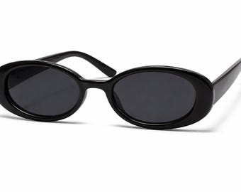 Die Carolyn Bessette Sonnenbrille - Carolyn Bessette Kennedy Schwarze Rechteckige Sonnenbrille - Carolyn Bessette Style by Bessette Fashion