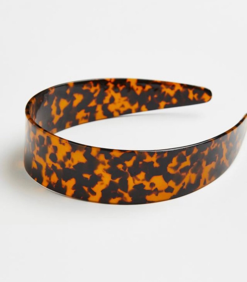 The Carolyn Headband Carolyn Bessette Style Tortoiseshell Etsy