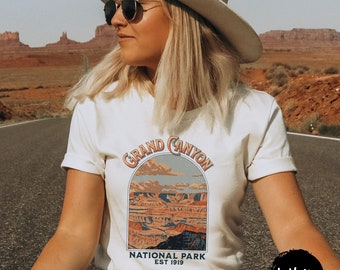 National Park  Shirt, Custom Famly Camping Crew Shirt, Grand Canyon Tee