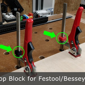 One Hand Stop Block for Bessey/Festool Quick Clamp  (set of 4)