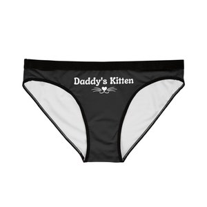 Daddy&#39;s Kitten Black Panties