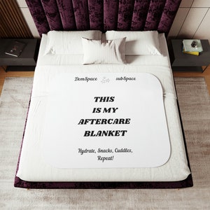 Aftercare Sherpa Blanket - White