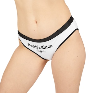 Daddy&#39;s Kitten White Panties