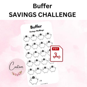 Buffer Savings Challenge | Buffer savings tracker