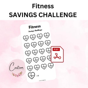 Fitness Savings challenge | Fun Savings challenge | Gym savings challenge