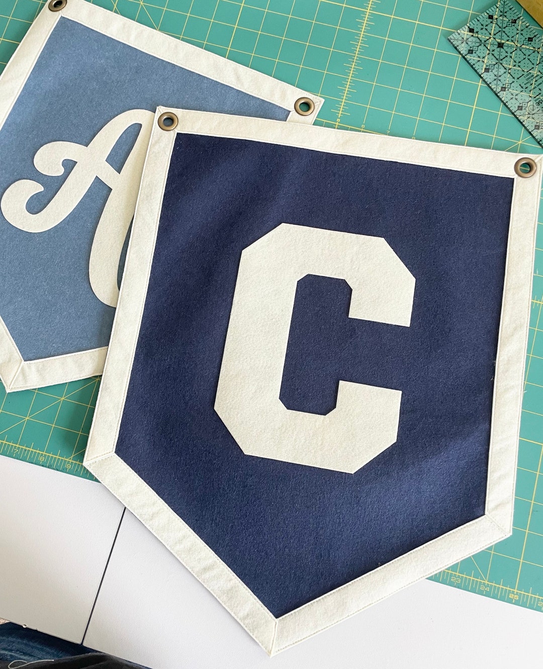 Custom Felt Letter Pennant - Etsy