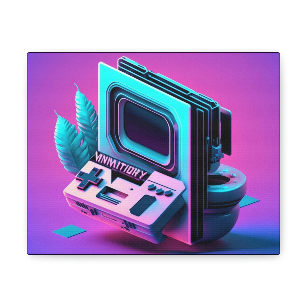 Vapour Space Canvas Gallery Wall Art Etsy