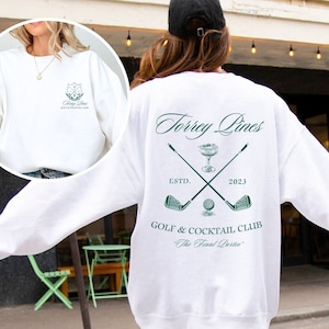 Custom Golf Sweatshirt, Golf Bachelorette Sweatshirt, Golf Crewneck, Social Club Sweater, Abandoned Golf Wives Club, Country Club Aesthetic