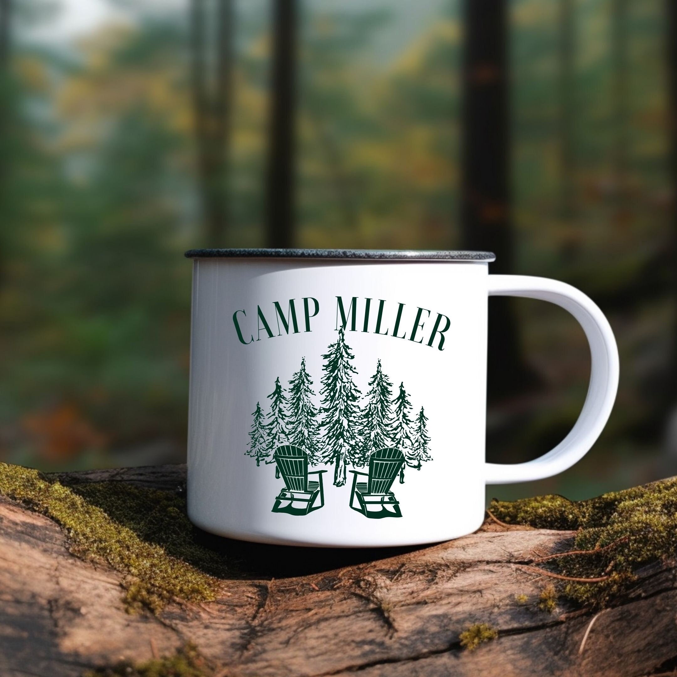 Fifty/Fifty 15 oz Double Sided Etch Camping Mug