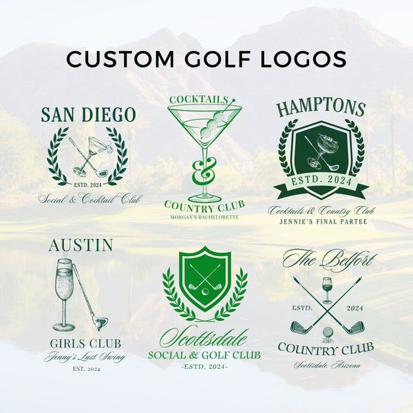 Golf SVG, aangepaste golf logo, gepersonaliseerde golf PNG, golf partij logo, bachelorette SVG, golf SVG voor shirts, golf decor, aangepaste golf clipart