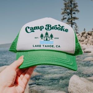 Camp Bachelorette, Custom Trucker Hats, Lake Bachelorette, Camping Trucker Hats, Bride Trucker Hats, Camp Bach Favors, Lake Wife