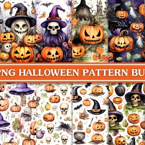 Halloween Digital Paper Pattern, Boo Wallpaper, Halloween Papers, Spooky Papers, Boo, Halloween Pumpkin, Halloween Themed Digital Papers PNG