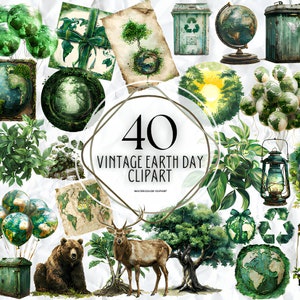 Earth Day Clipart, Milieu Clipart, hou van aarde clipart, Eco Friendly clipart, Go Green, Blue Planet, Recycle clipart, ecologie clipart