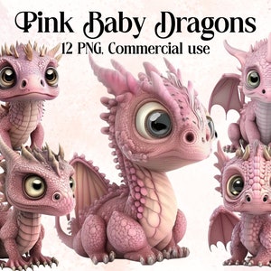 Pink Baby dragons, Cute clipart, Dragon art, Dragon png, Dragon clipart, Dragon images, Cute dragon, Cute animal clipart, Fantasy clipart