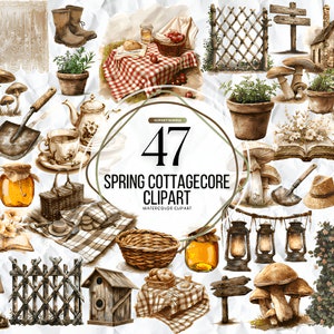 Aquarel honingraat Cottagecore clipart bundel, cottage wonen, boerenleven, platteland, kippen, rustiek leven, eenvoudig, paars, honing