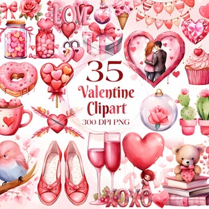 Coleção de pacote de clipart de dia dos namorados, clipart de dia dos namorados, gráficos png de dia dos namorados, sublimação de gnomo, fundo transparente, uso comercial