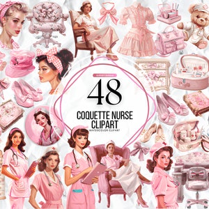 Coquette infirmière Clipart, clipart infirmière PNG, hôpital Clipart, clipart soeurs, gommages meilleurs amis Clip Art, sublimation Design PNG