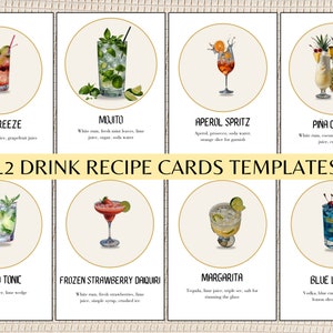 Drink Recipe Cards Template Cocktail - Il 300x300.6003213098 8jhx 