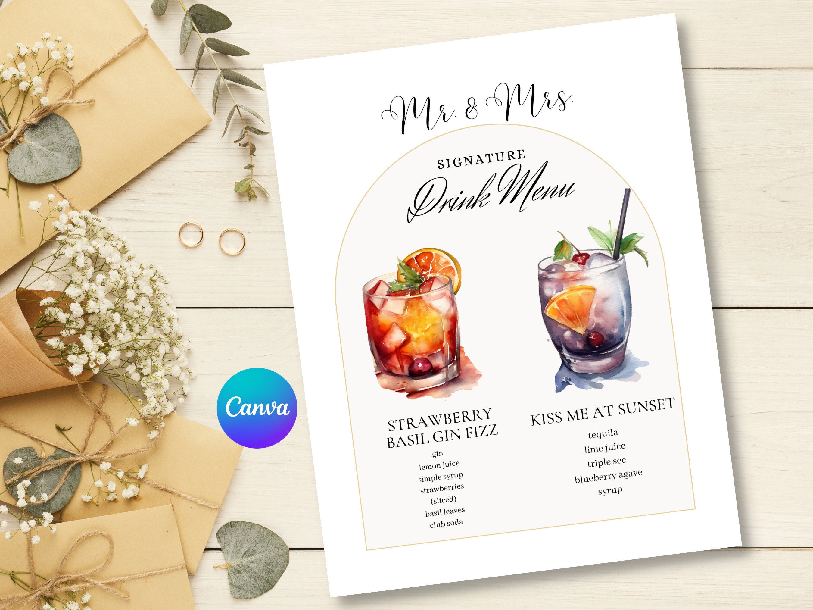 Wedding Drink Menu Template Download Cocktail Menu Template Etsy Wedding Drink Menu Template Download Cocktail Menu Template Etsy