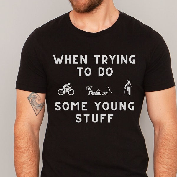 Funny Over the Hill Gifts for Men Senior Citizen Cyclist Gift Elderly Gag Shirt for Adults for Husband 70th birthday, Gift for Old Person