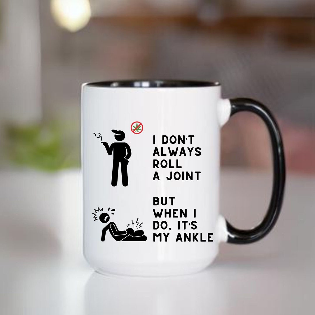 Funny Senior Citizen Gag Gifts for the Elderly, Adult Stick Figure Over