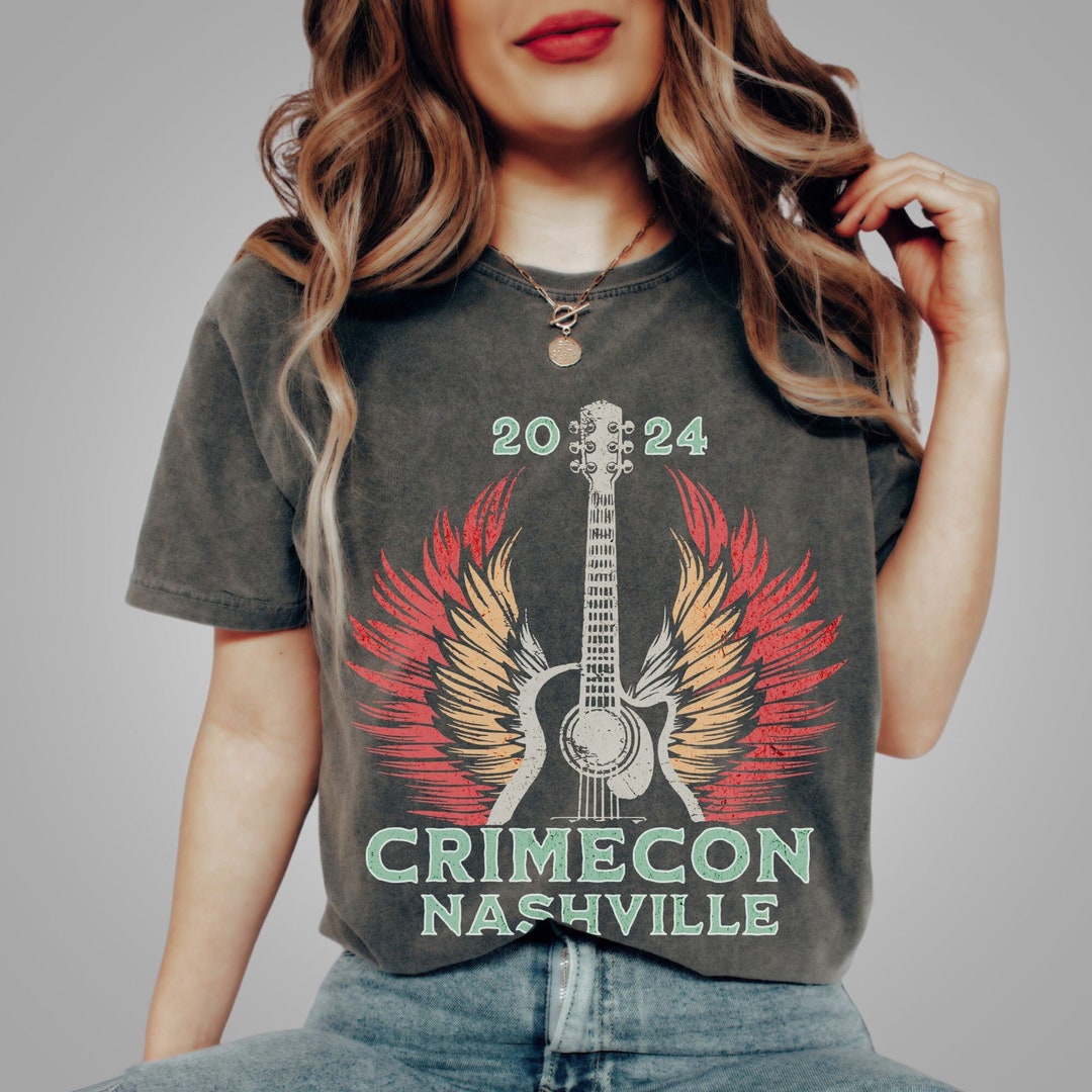 Nashville 2024 Crimecon Tshirt, Crimecon Nashville Shirt, Crime Con