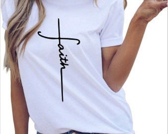 Faith + cross t-shirt