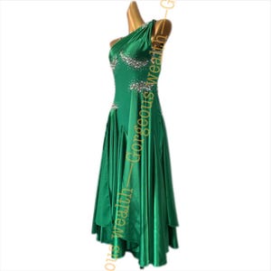 green emerald velvet dress gracecompanycrafts Elegant Blue Ballroom Dance Dress 10 Years / Other Color