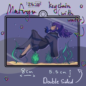 Project Sekai Nightcord at 25:00 Mafuyu Asahina Water Keychain