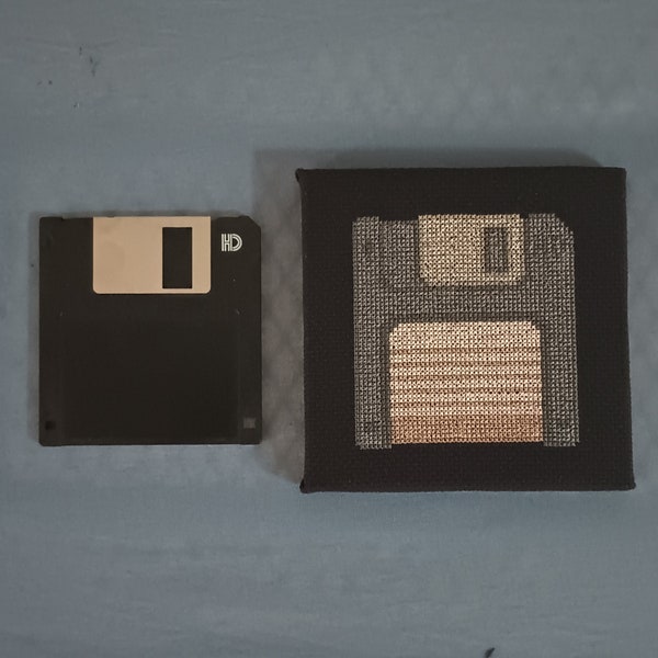 Floppy Disk Embroidery Etsy