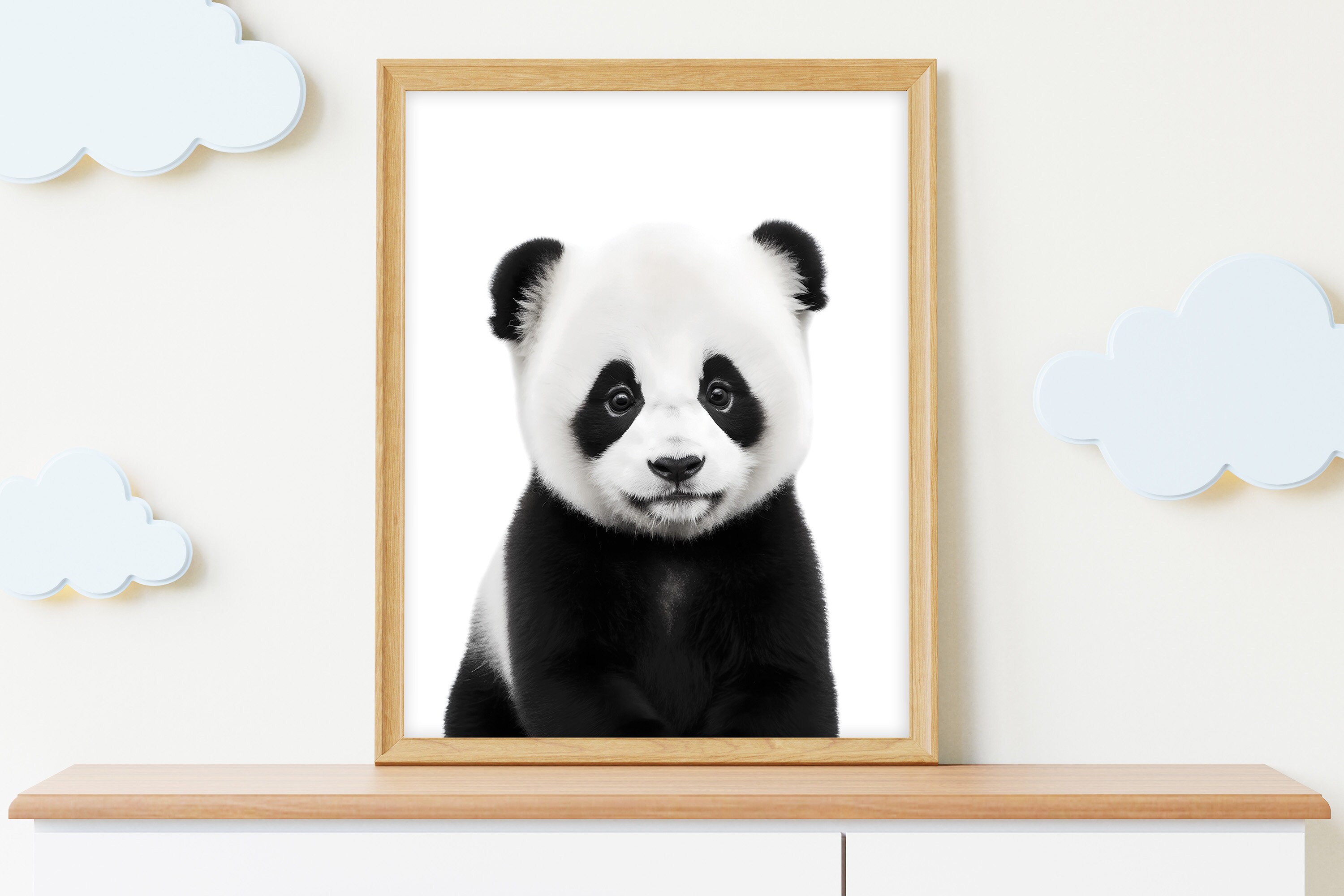 Baby Panda PRINTABLE Art, Nursery Wall Art, Baby Animal Art Prints ...