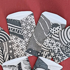 Monochrome Patterns Assorted Envelopes || Set of 20 ||  :KRO*