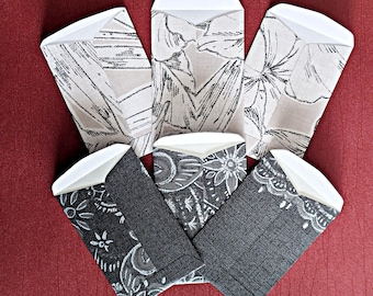 Monochrome Muster Sortierte Umschläge || 20er Set ||  :KRO*