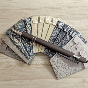 Small Fancy Envelopes | Silver Printed Envelopes ||  :JLC*