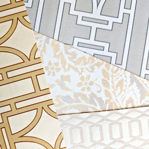 Art Deco Wallpaper Sample Sheets | Scrapbooking Paper | Decortative Paper Card Making Paper  || CAD