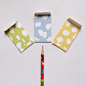 Mini pochettes nuage | Enveloppes à papier peint recyclées || :CLO*