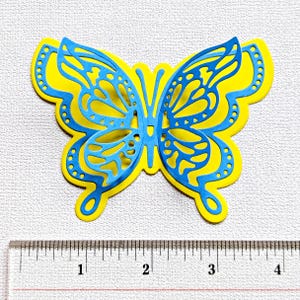 Papillons 3D || Papillons découpés || Embellissements de papillons