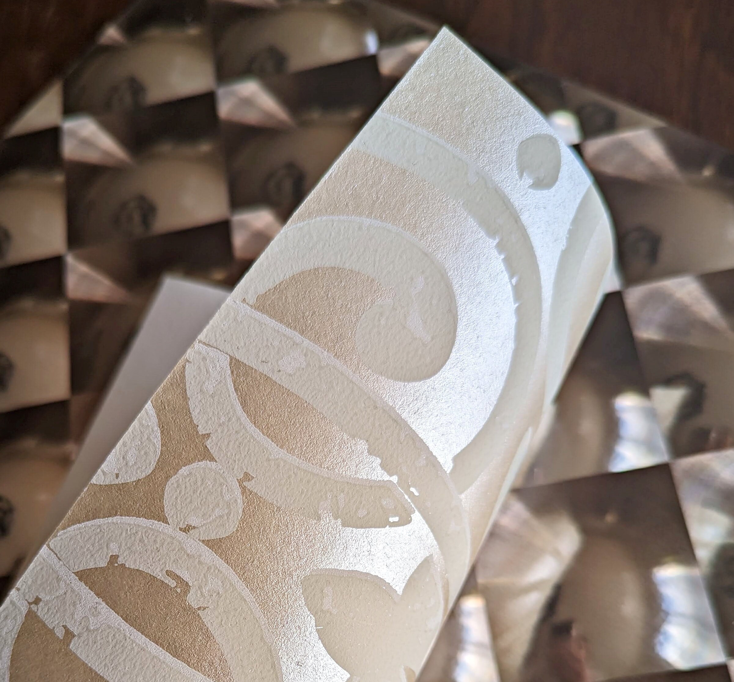 Metallic Wallpaper Sample Sheets Large Scrapbooking Sheets Card Making ...