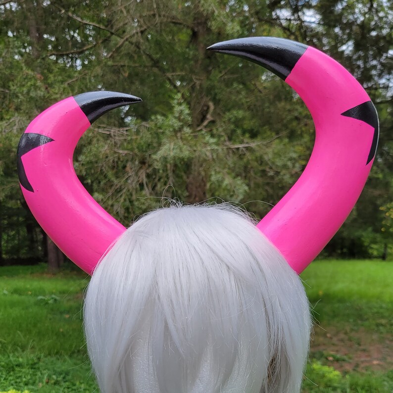 Verosika Mayday Helluva Bossinspired Cosplay Horns Etsy Israel