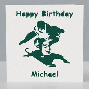 Carte d'anniversaire personnalisée de snowboarder - Carte de voeux de snowboard en papier découpé image 3