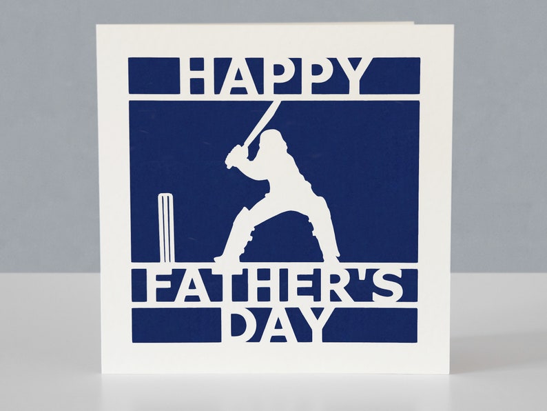 Cricket-Geburtstagskarte Für Herren – Lustige Karte Für Cricket-Fans & Väter, ‘To A Wicket Dad’, Inkl. Umschlag, UK-Design