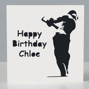 Carte d'anniversaire personnalisée pour les fans de cricket