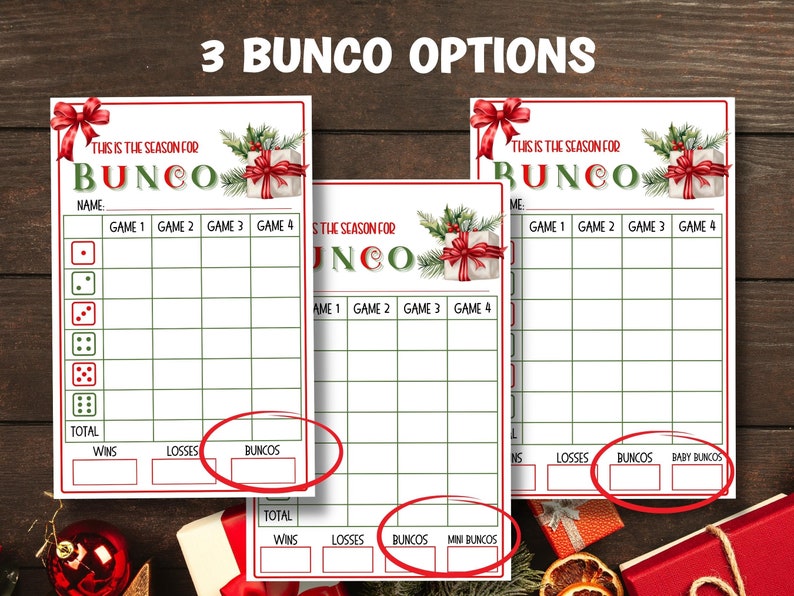 Bunco Night I Printable Christmas - Il 794xN.5557144901 Dup7