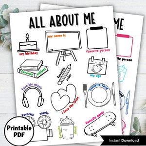 Student all about me survey, elementary teacher supplies, get to know student, student questionnaire, kindergarten teacher printable