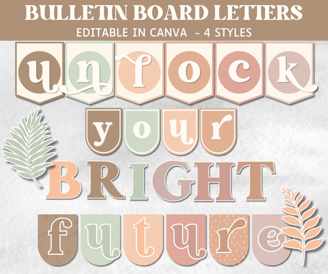 Printable Bulletin Board Ideas, Printable Bulletin Letters, Back to ...