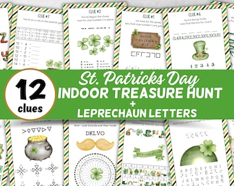 Koboldjagd | Schatzsuche St Patricks Day | Aktivität für Kinder und Jugendliche | St. Patrick's Day Spiel | St Pattys Day Spiel